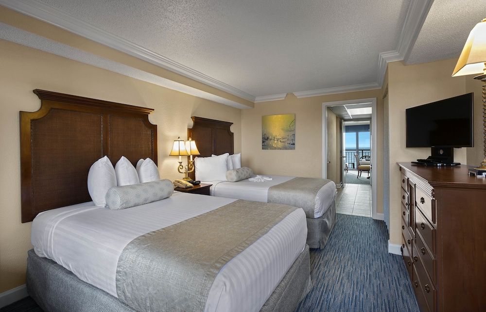 Tower Oceanfront Suite, Two Double Beds and Murphy Bed, Balcony