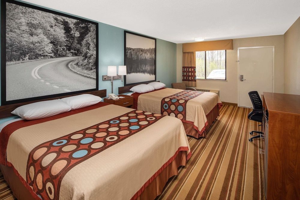Double Room, 2 Double Beds, Non Smoking