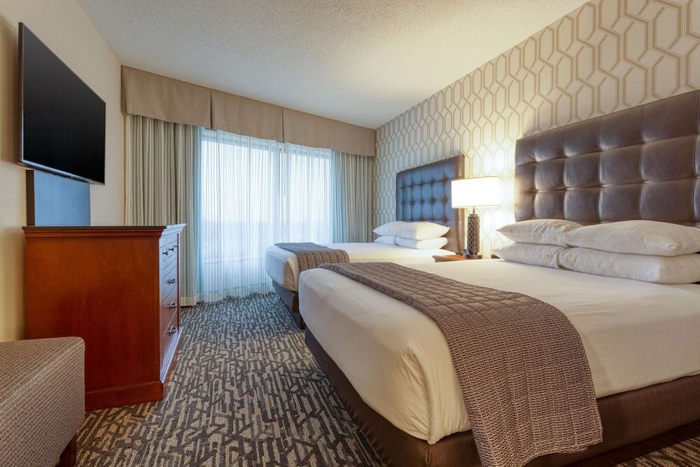 Deluxe Room, 2 Queen Beds, Refrigerator & Microwave