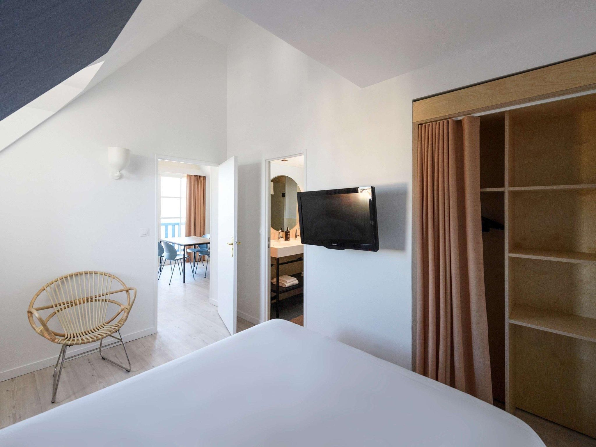 Apartment with 1 double bed and 1 double sofa bed