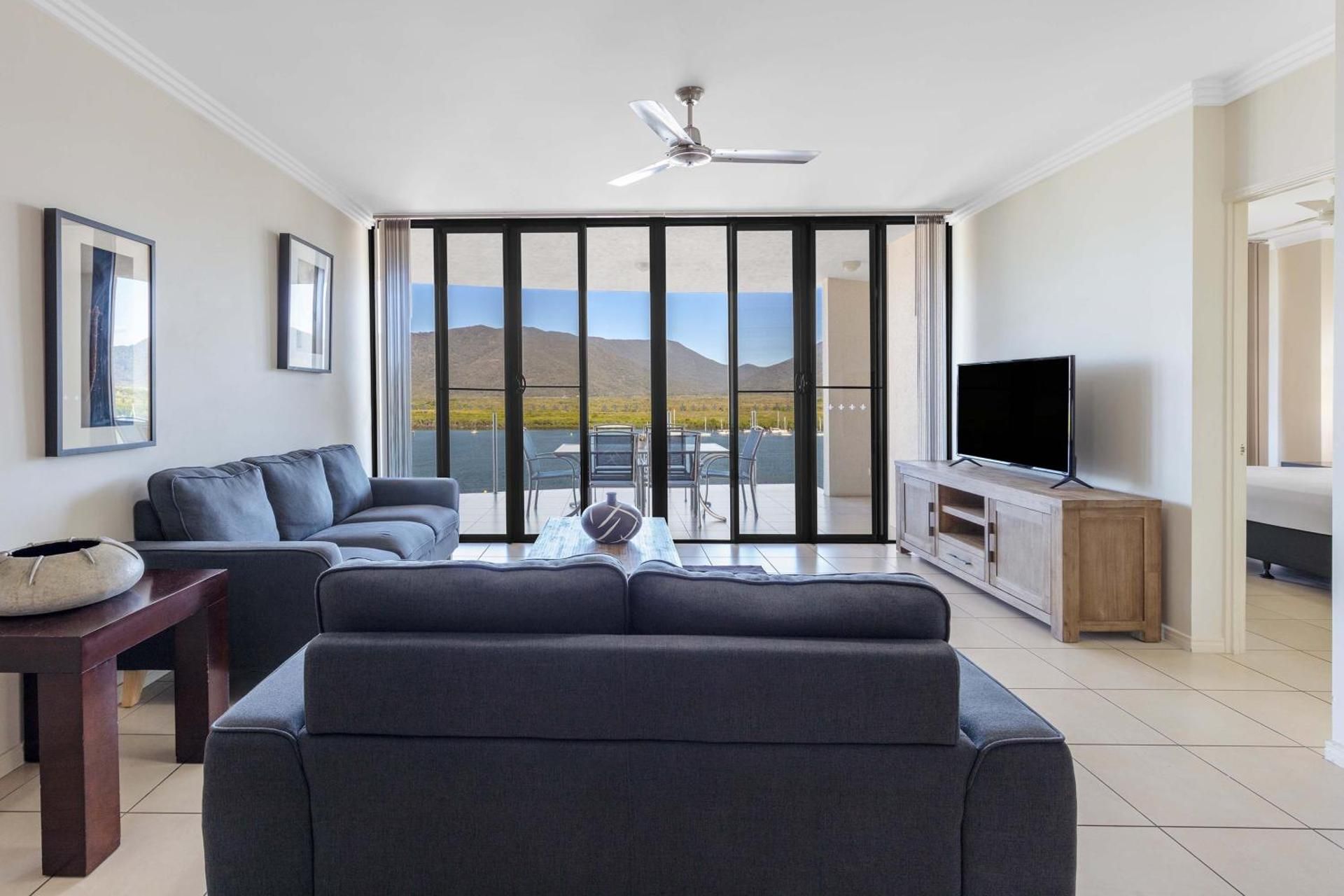 Three-Bedroom Apartment with Water View