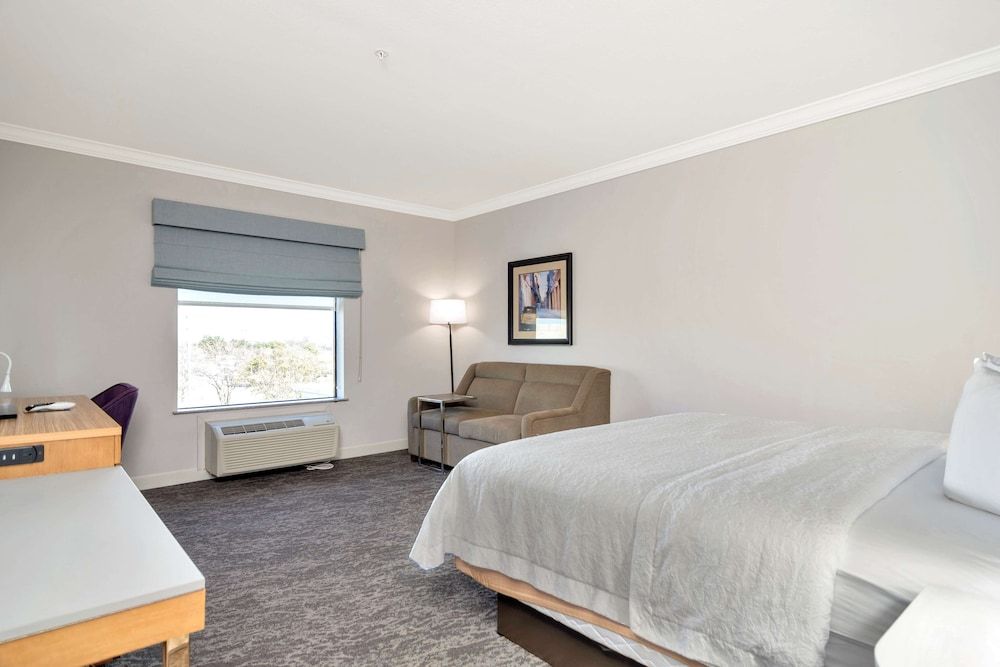 Room, 1 King Bed with Sofa bed, Refrigerator & Microwave