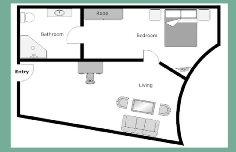 Room layout blue print