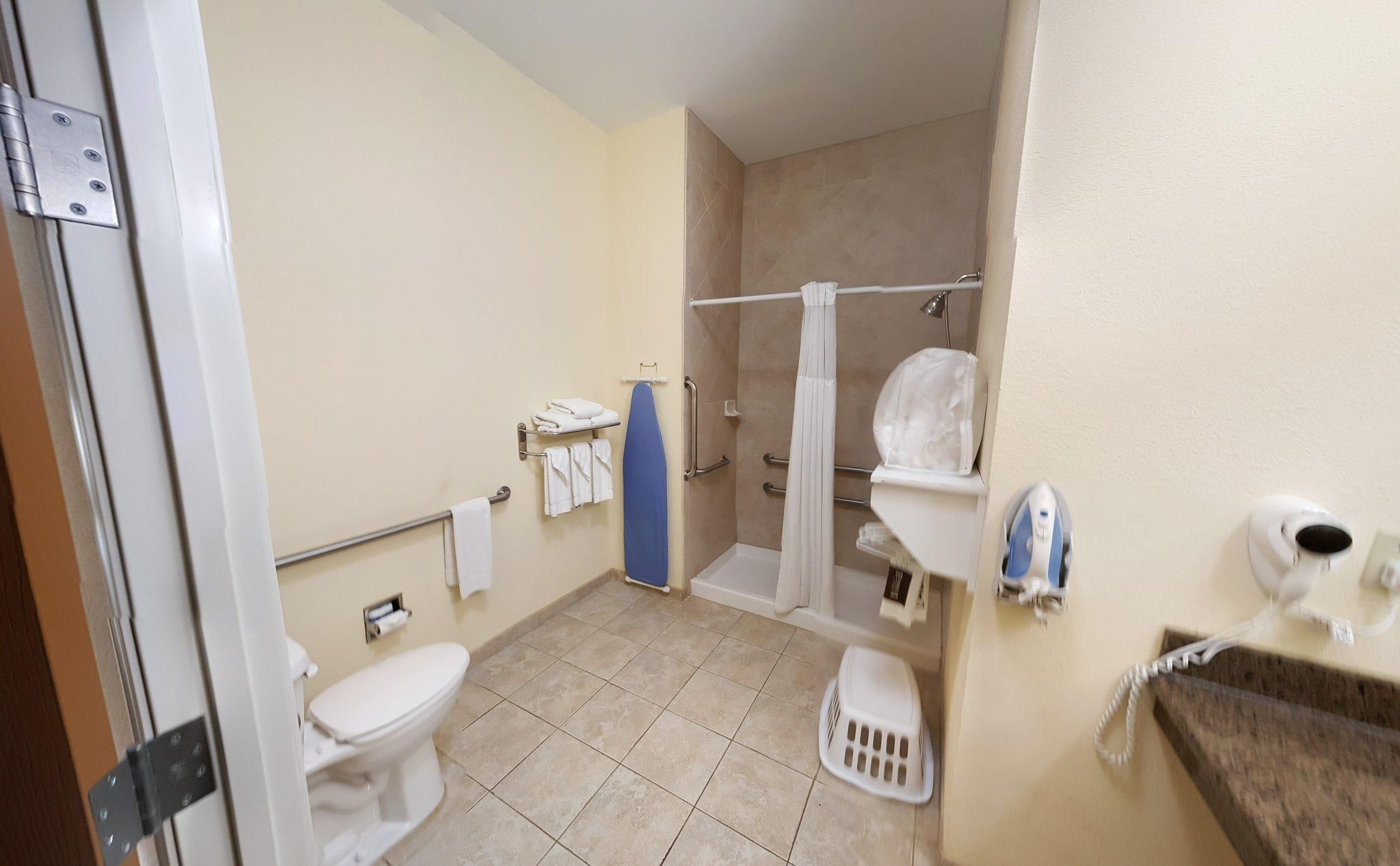 1 Bedroom Suite Communication Accessible Trans Shower 1 Queen