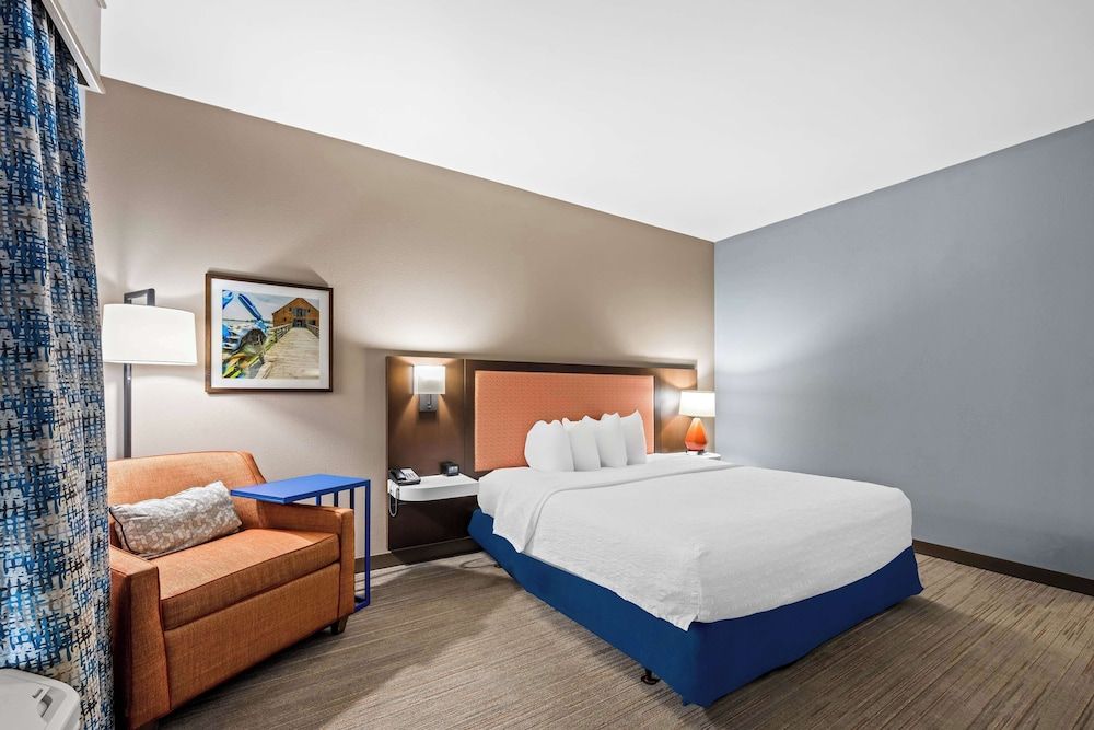 Room, 1 King Bed with Sofa bed, Accessible, Non Smoking (Mobility & Hearing, Roll-in Shower)