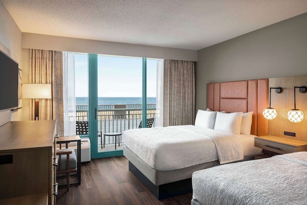 Ocean View, 2 Queen Beds, Bathtub, 2nd Floor