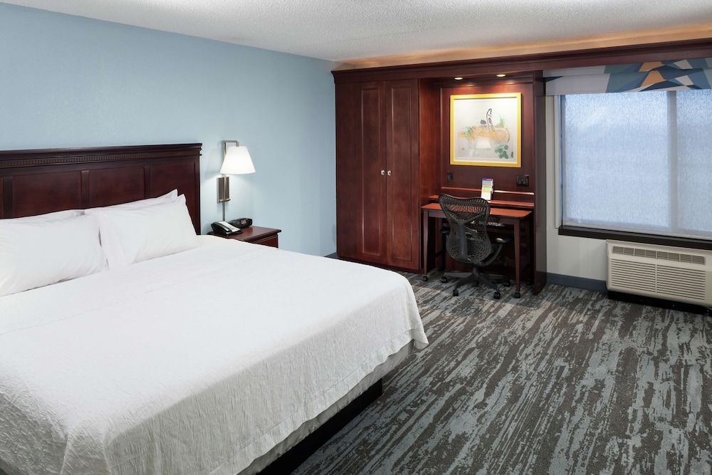 Room, 1 King Bed with Sofa bed, Refrigerator & Microwave