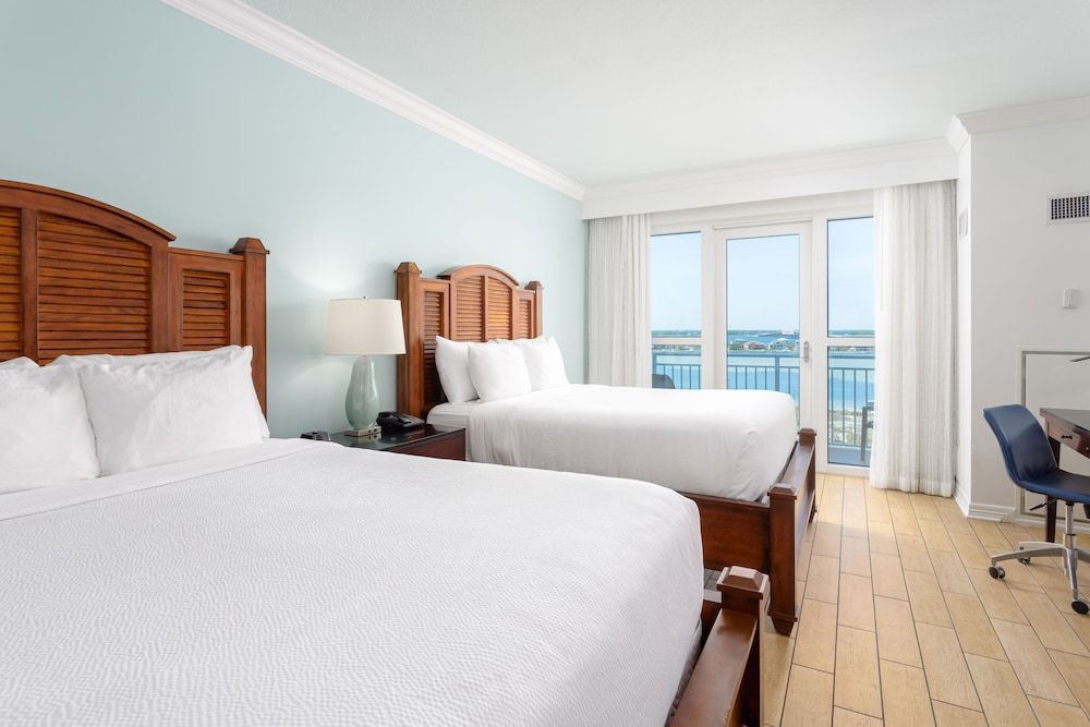 The Pensacola Beach Resort Room, 2 Queen Beds, Balcony, Bay View