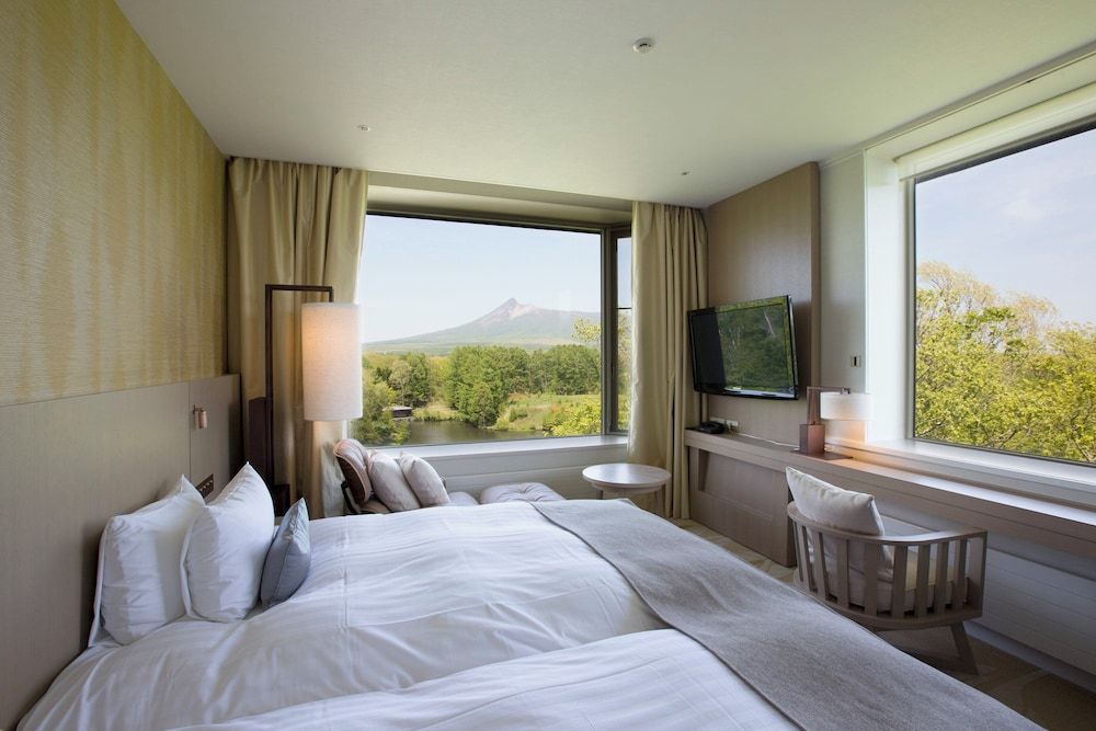 Hakodate Onuma Prince Hotel Non Smoking Komagatake Corner twin room include Wi-Fi