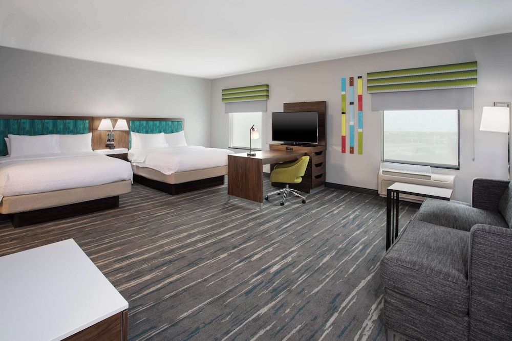 Room, 2 Queen Beds with Sofa bed