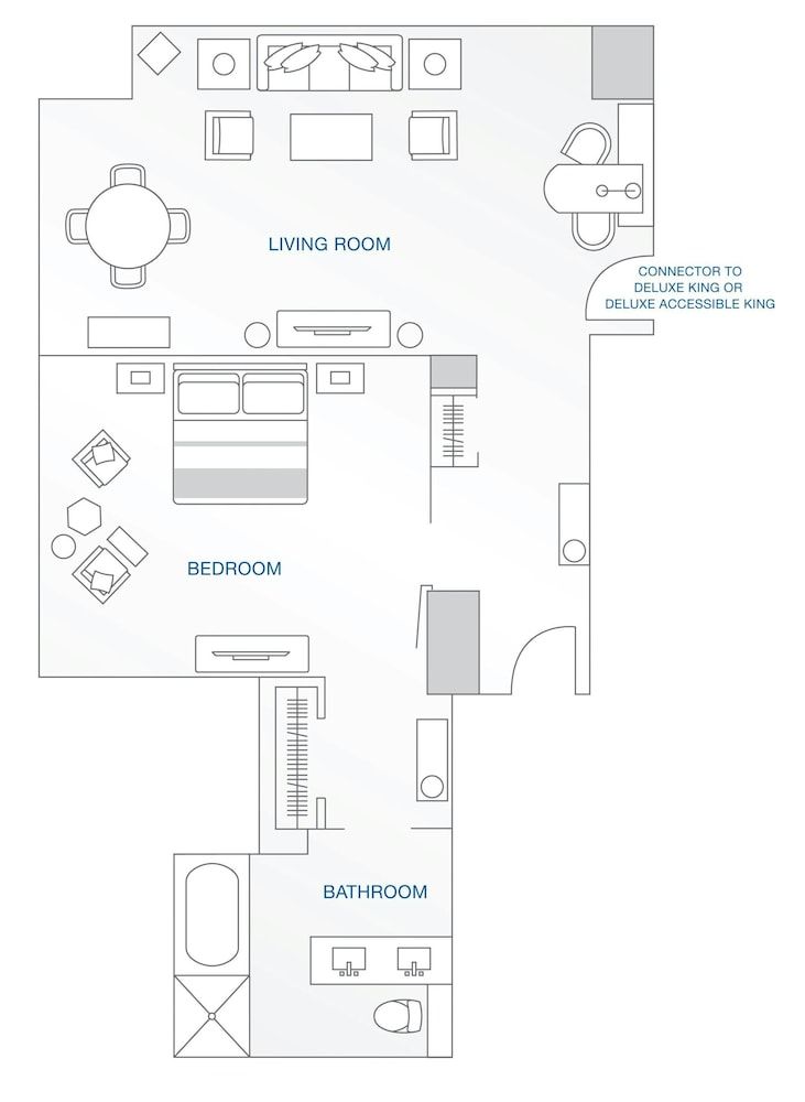 Executive Suite, 1 Bedroom, Garden View