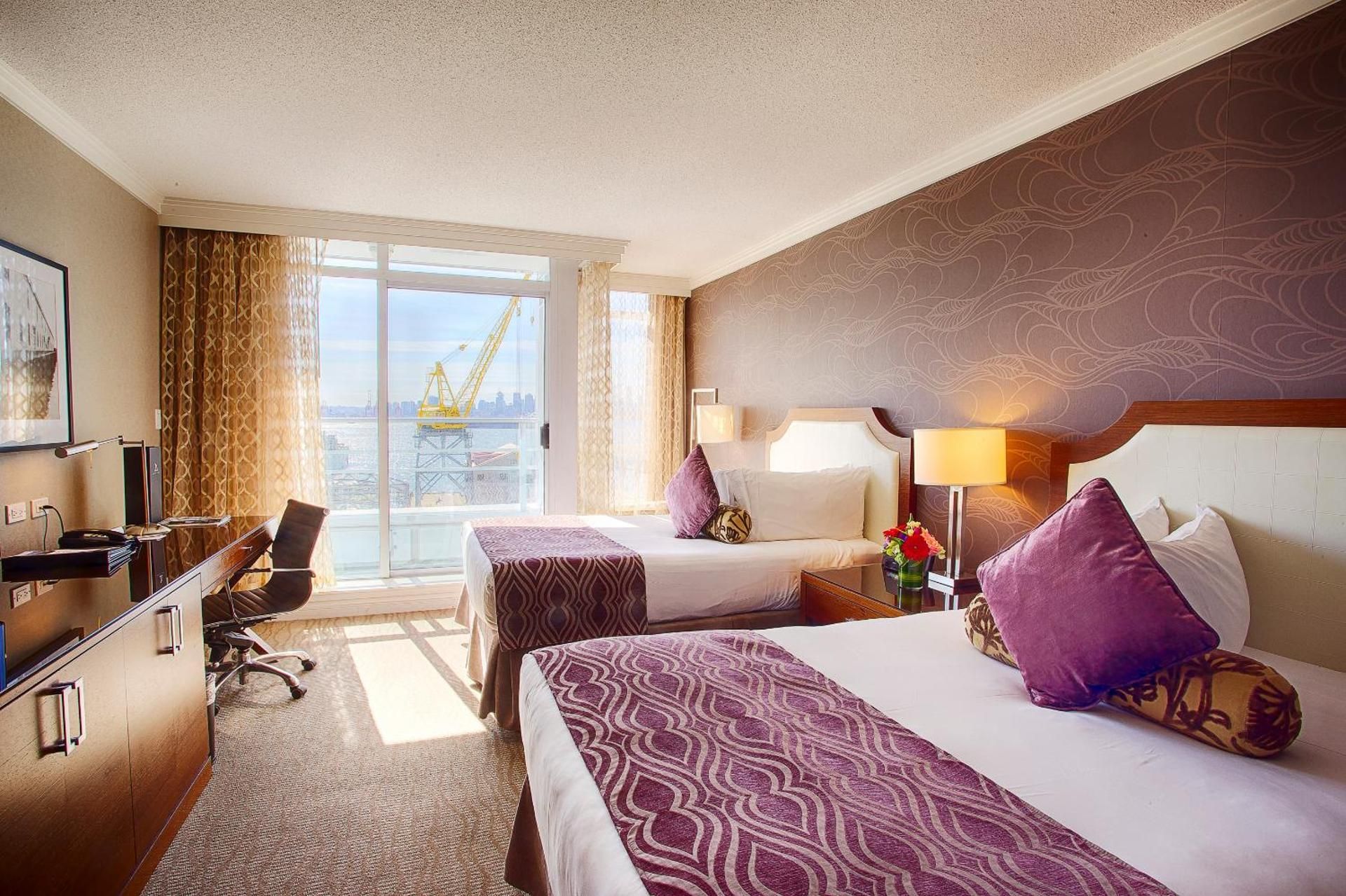 Superior Double Room with Two Double Beds with Harbor View