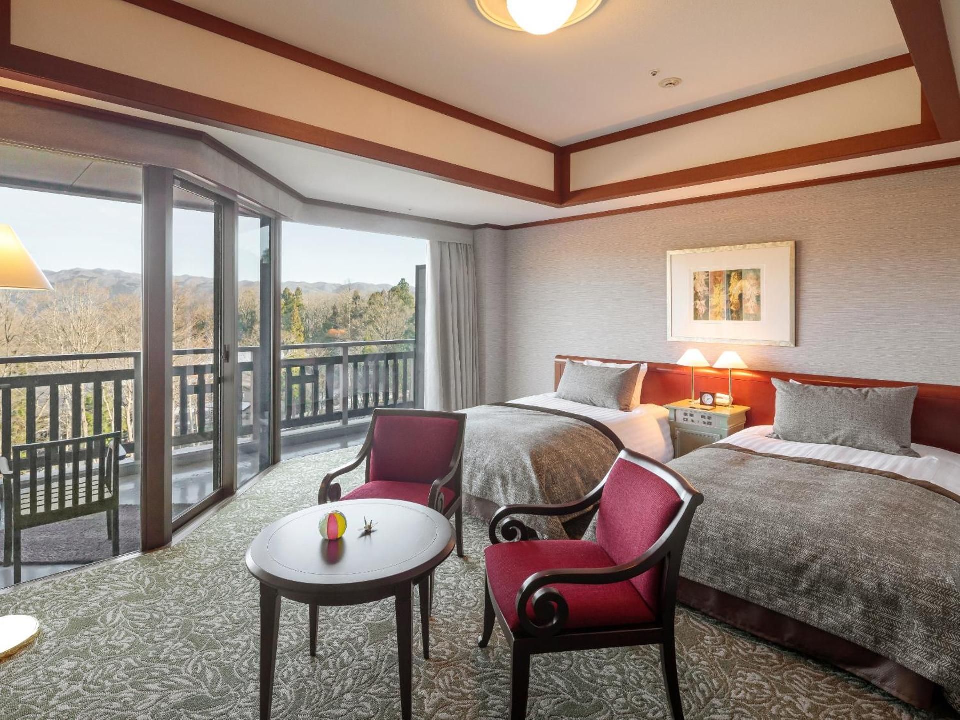 Top Floor Standard Twin Room with Balcony