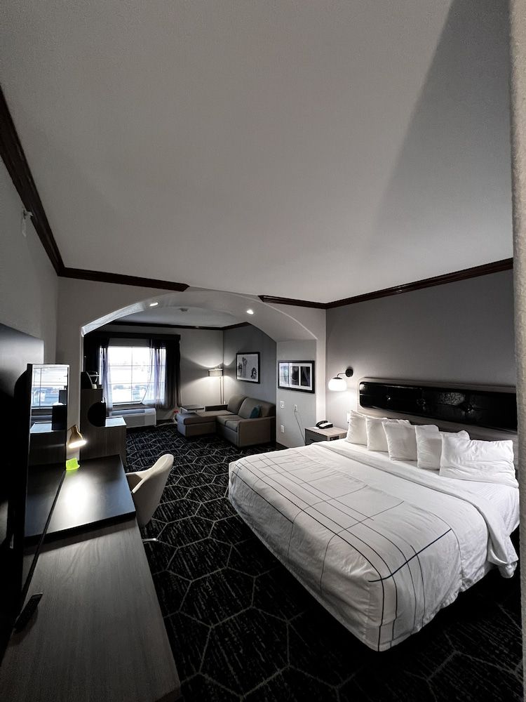 Deluxe Room, 1 King Bed, Smoking (Mobility,Hearing,Roll-In Shower)