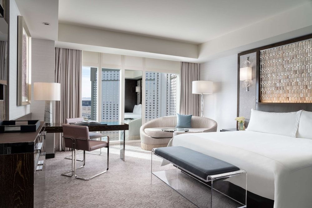 Waldorf Astoria Las Vegas Room, 1 King Bed, City View 6