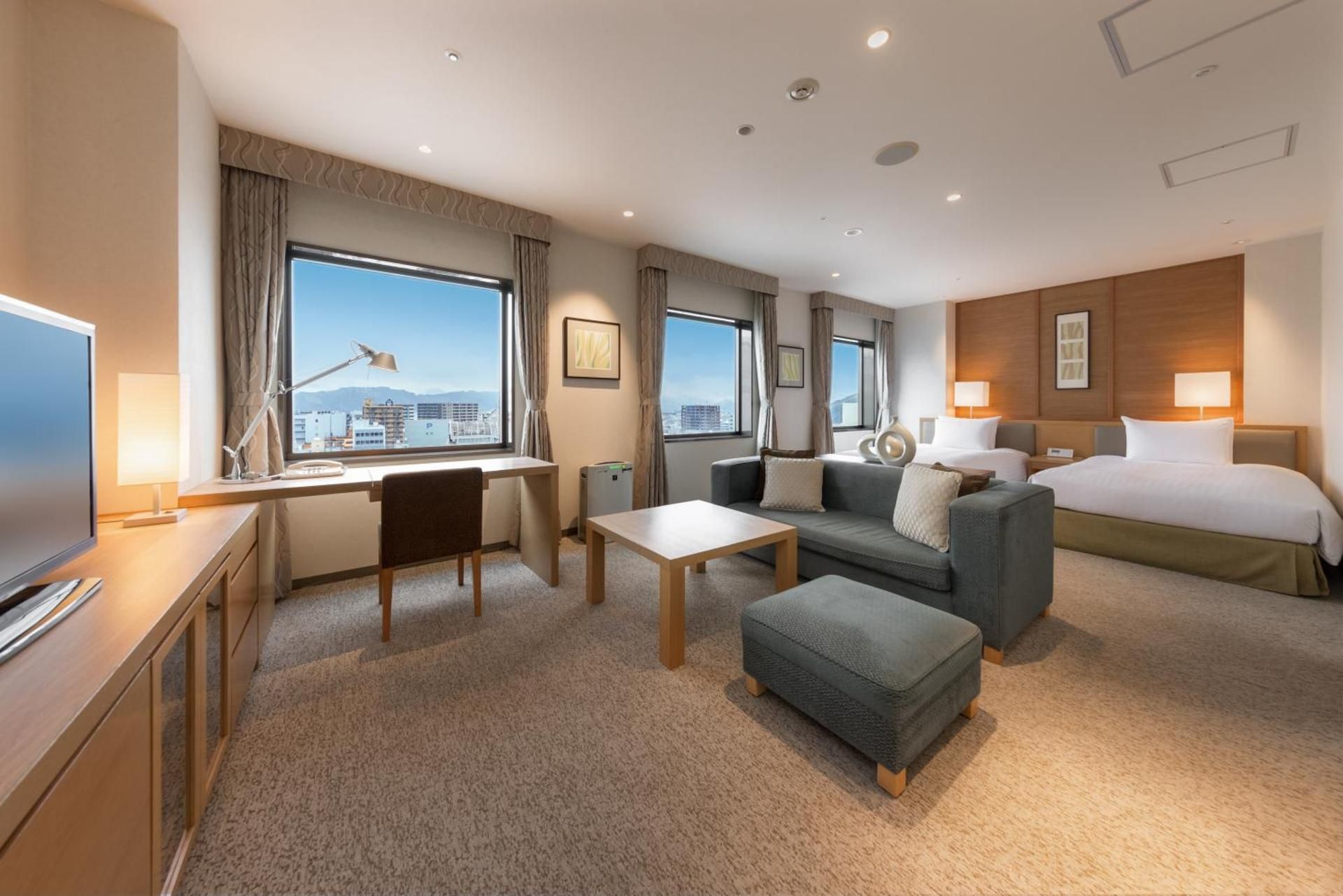 deluxe twin room with mt.fuji view - non-smoking