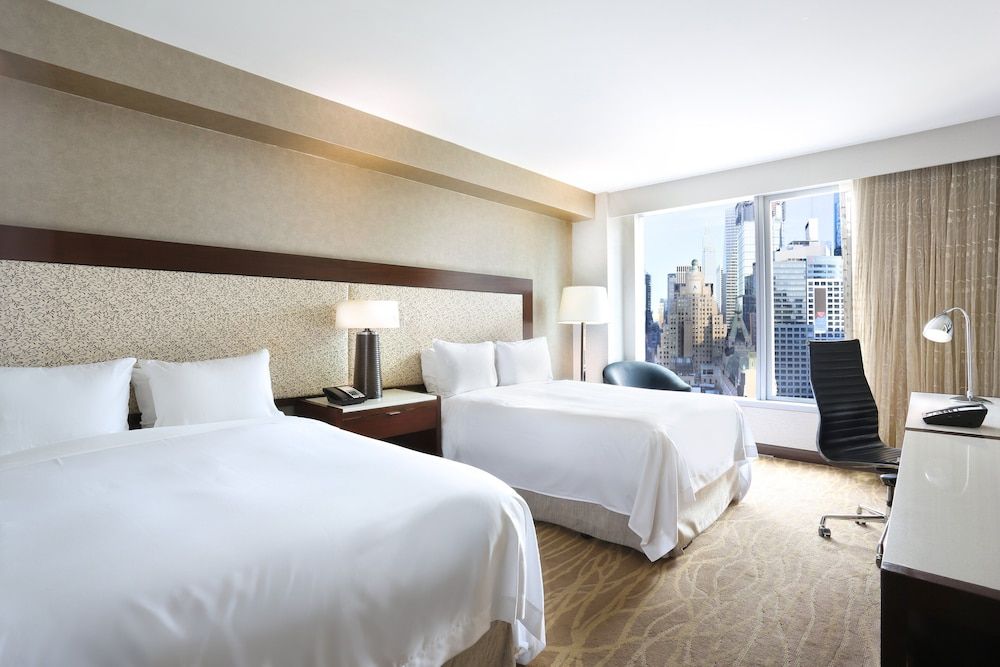Premium Room, 2 Double Beds (Midtown View)