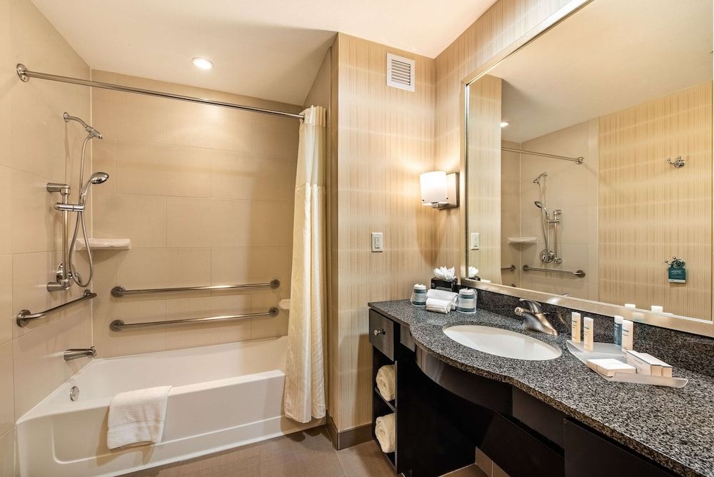 Suite, 1 King Bed, Accessible, Bathtub (Mobility & Hearing)