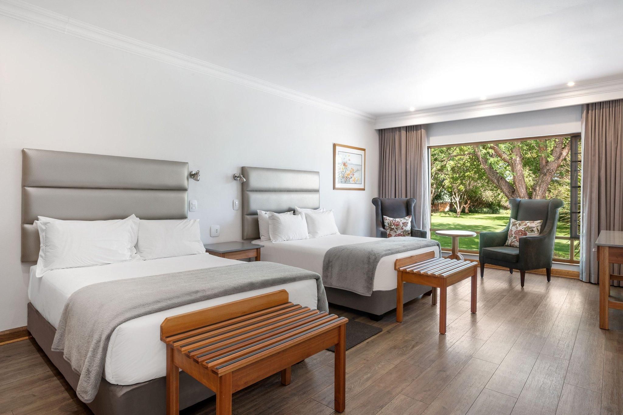 Guest room, 2 Double, Garden view