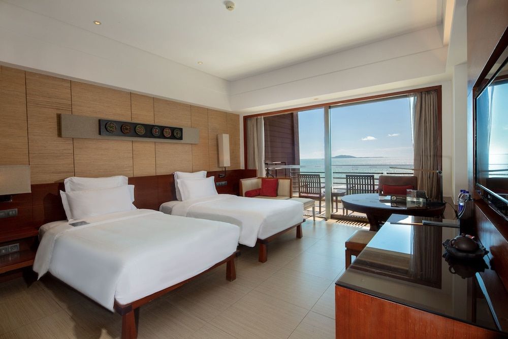 Executive Room, 2 Twin Beds, Ocean View (Lounge Access)