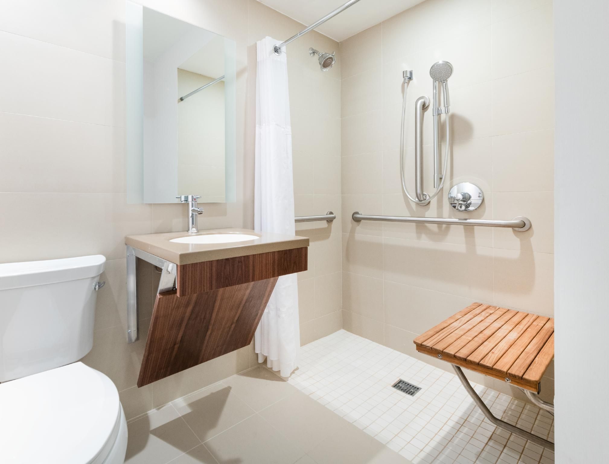 1 King Bed With ADA Shower