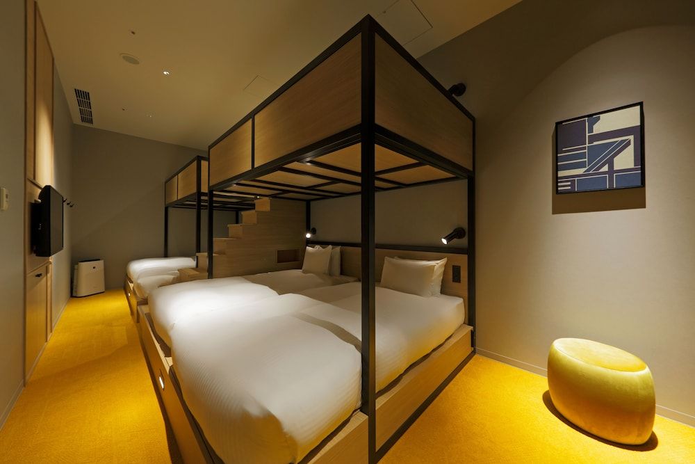 (Cleaning every 4days)(High floor) Room for 6 People with Bunk Beds, Non-smoking