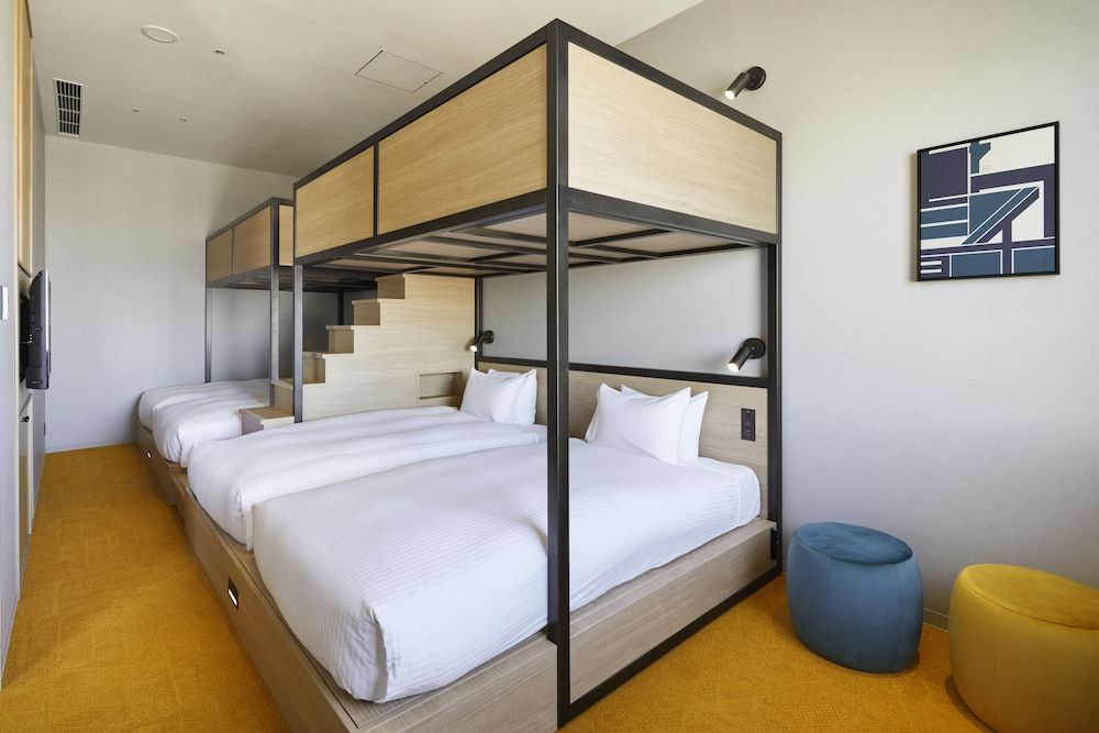 (Cleaning every 4days)(High floor) Room for 6 People with Bunk Beds, Non-smoking