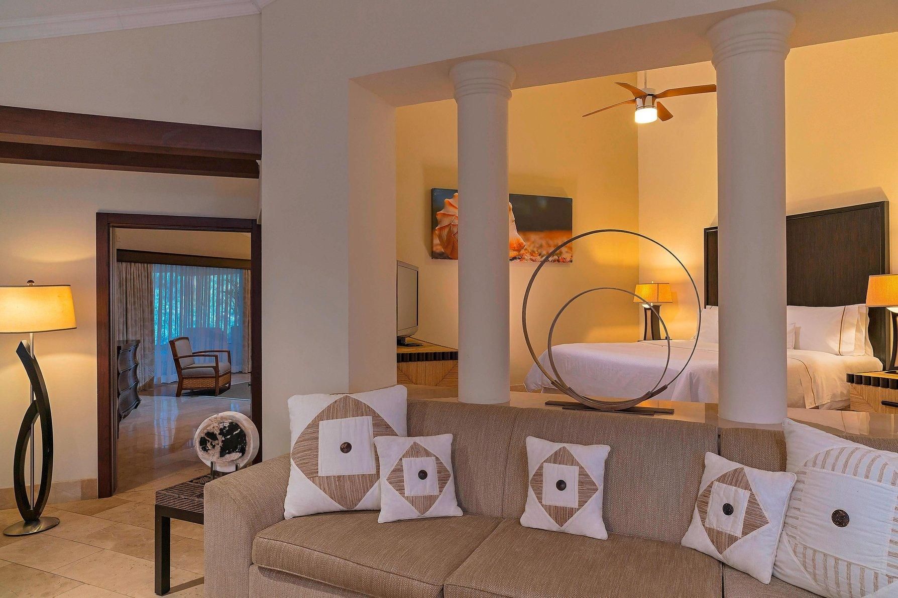 Master Family Suite, All-Inclusive, Larger Suite, Bedroom 1: 1 King, Bedroom 2: 2 Twin futon