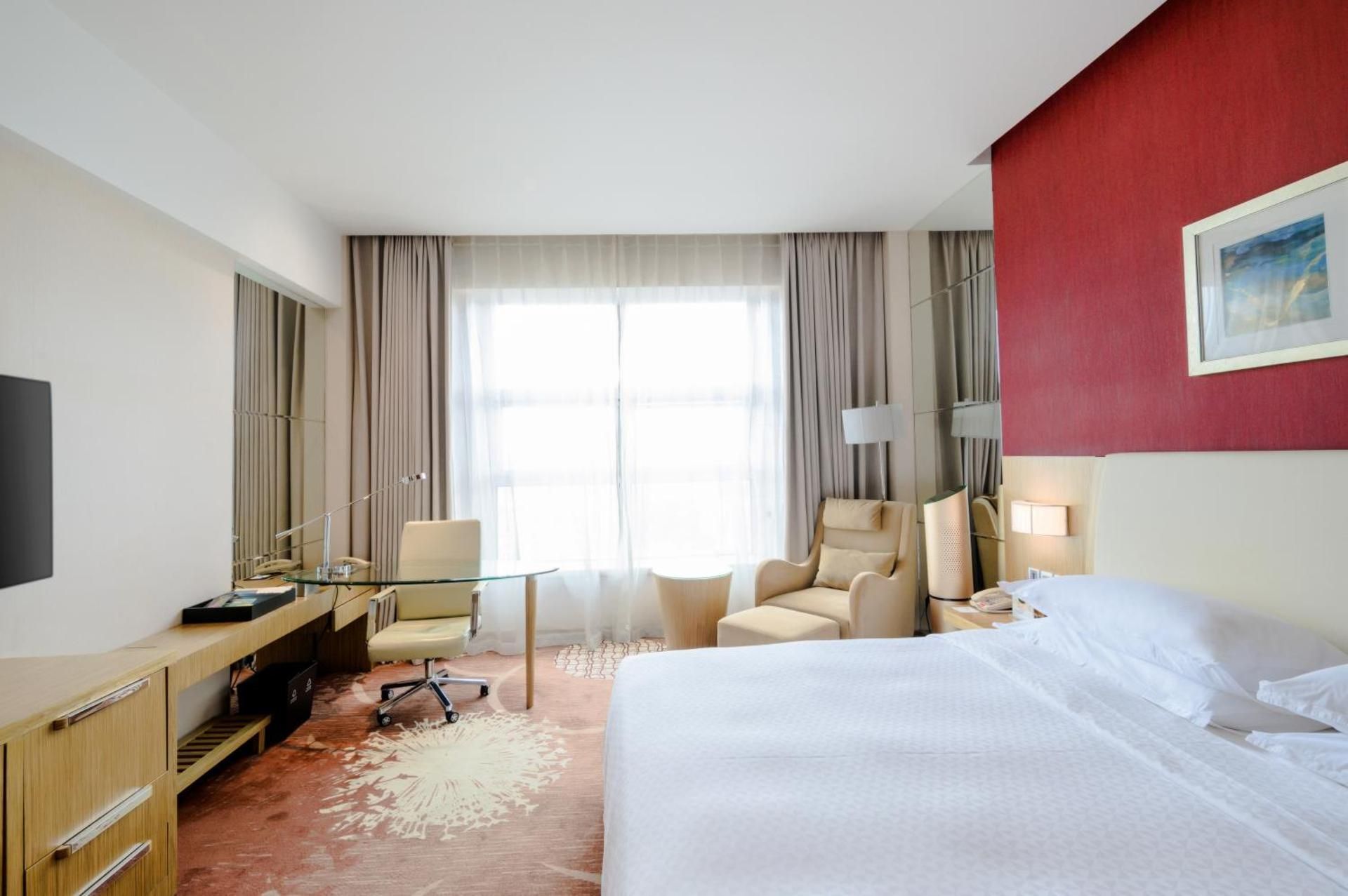 Executive King, Guest room, 1 King, High floor