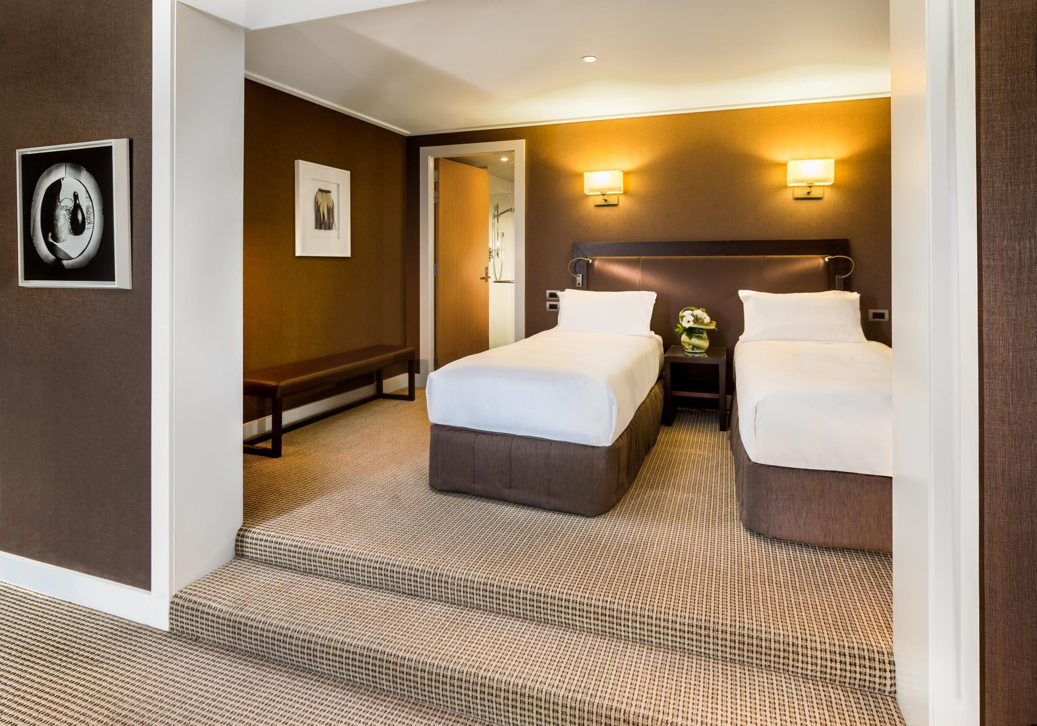 Twin Hilton Guestroom