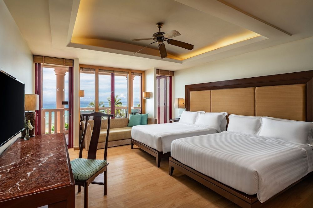 Deluxe Room, 2 Double Beds, Ocean View