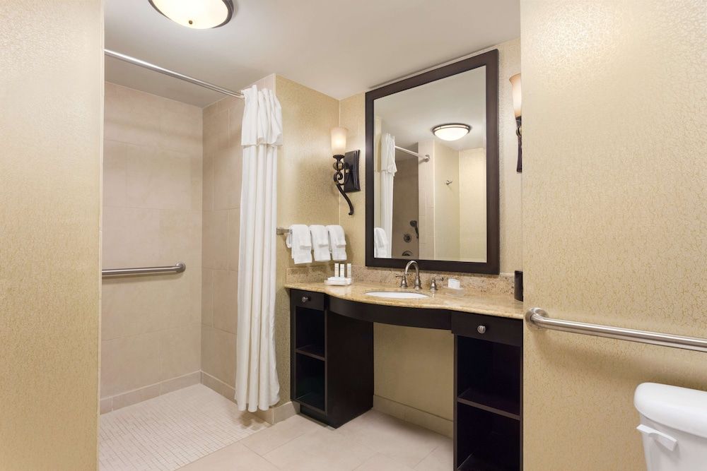 Suite, 1 King Bed, Accessible (Mobility & Hearing, Roll-in Shower)