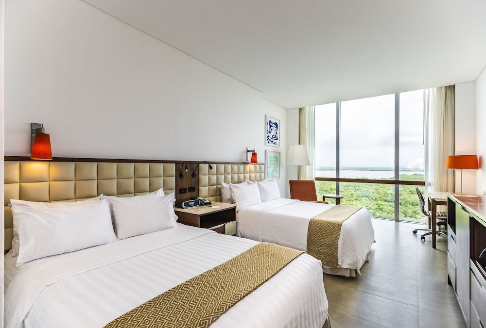 Standard Room, 2 Double Beds, Lake View