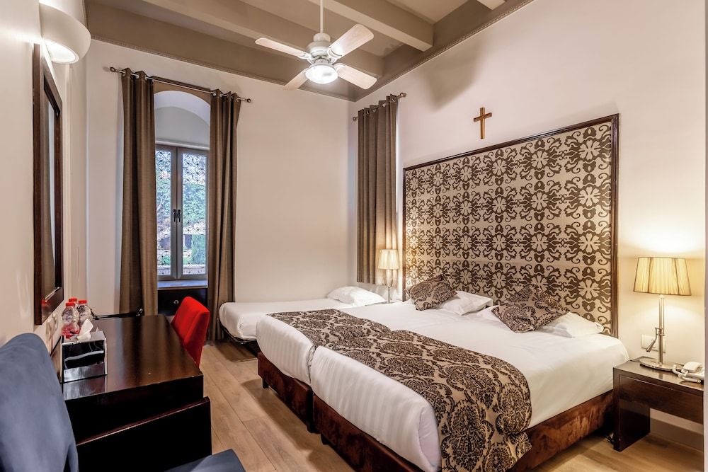 Notre Dame of Jerusalem Center Standard Twin Room, 1 Bedroom, Non Smoking, Courtyard View