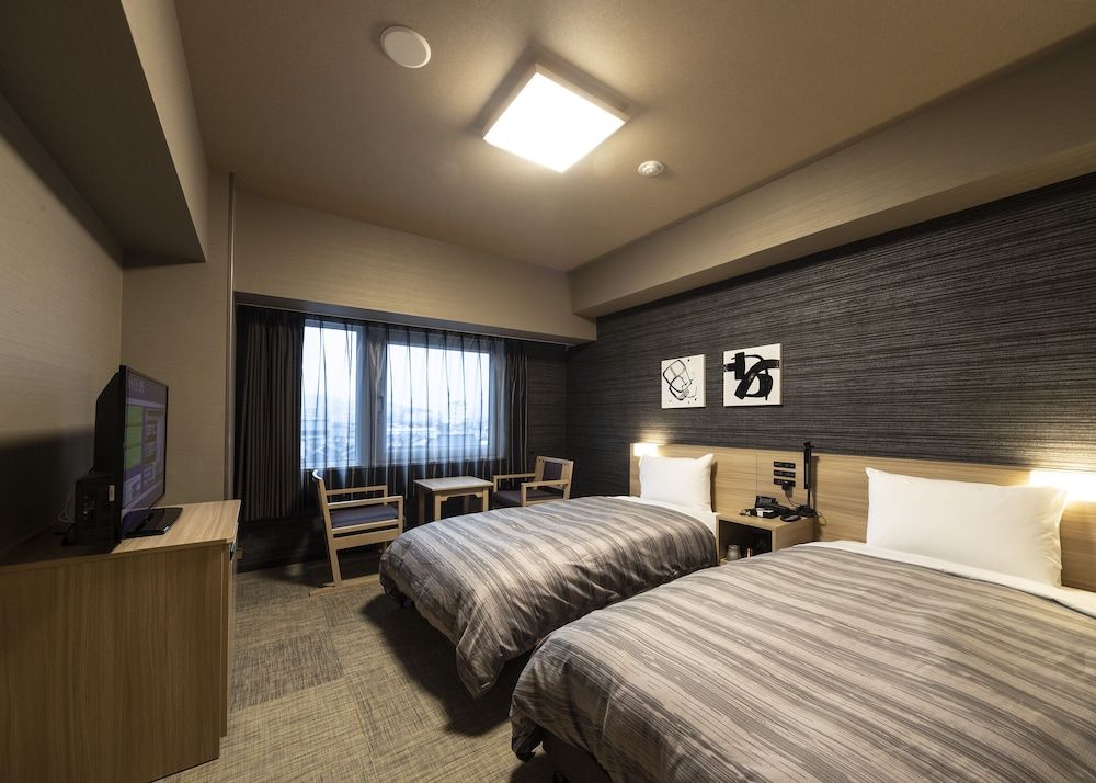 (East building) Japanese Western Style Twin Room, Non Smoking, Ocean View