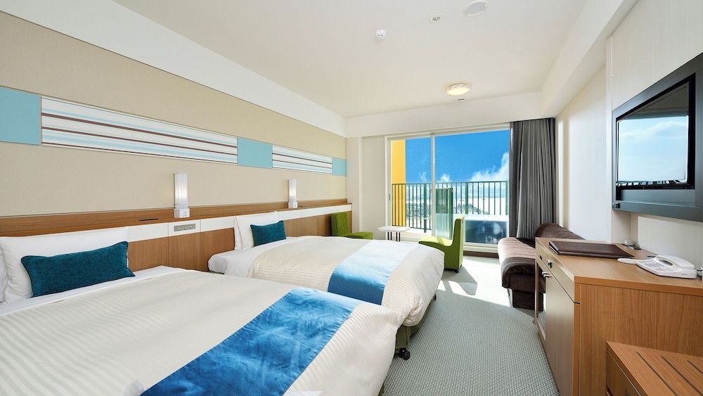 Ocean View Standard Room (Annex, 5th-10th Floor, Non Smoking) - Quadruple Occupancy (4 Beds)