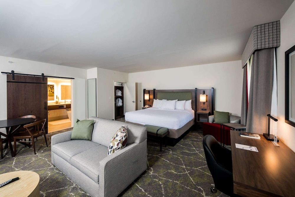 Suite, 1 King Bed (Mobility & Hearing, 3x3 Shower)