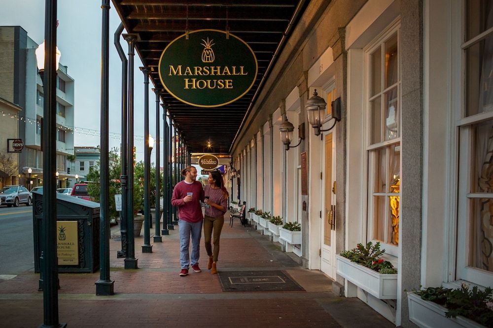 Front of property - evening/night