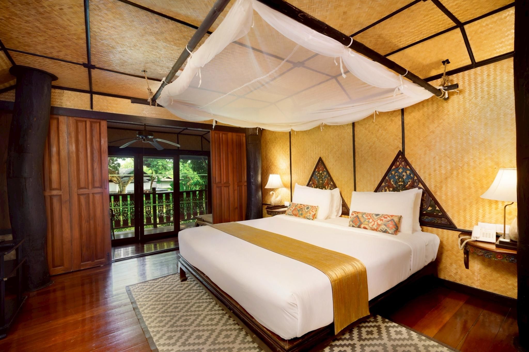 Lampang River Lodge Lake View Deluxe Room with Balcony