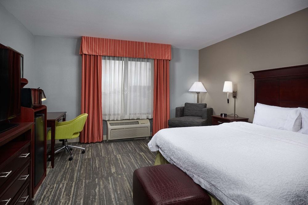 Room, 1 King Bed with Sofa bed, Refrigerator & Microwave