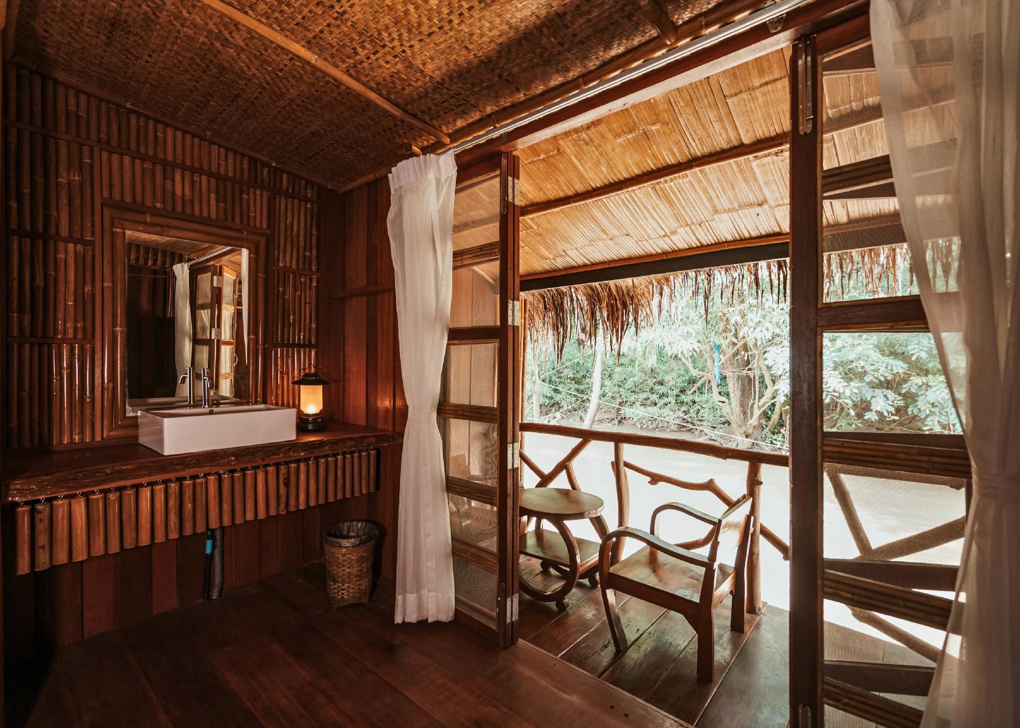 River Kwai Jungle Rafts Resort Jungle Vibe Quad - Join Boat Check-In and Check-Out Only Included 3