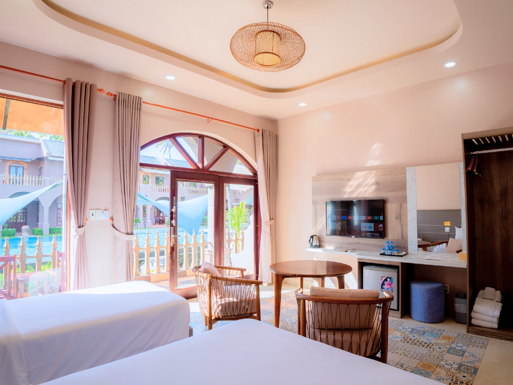 Premium Pool View Triple Room