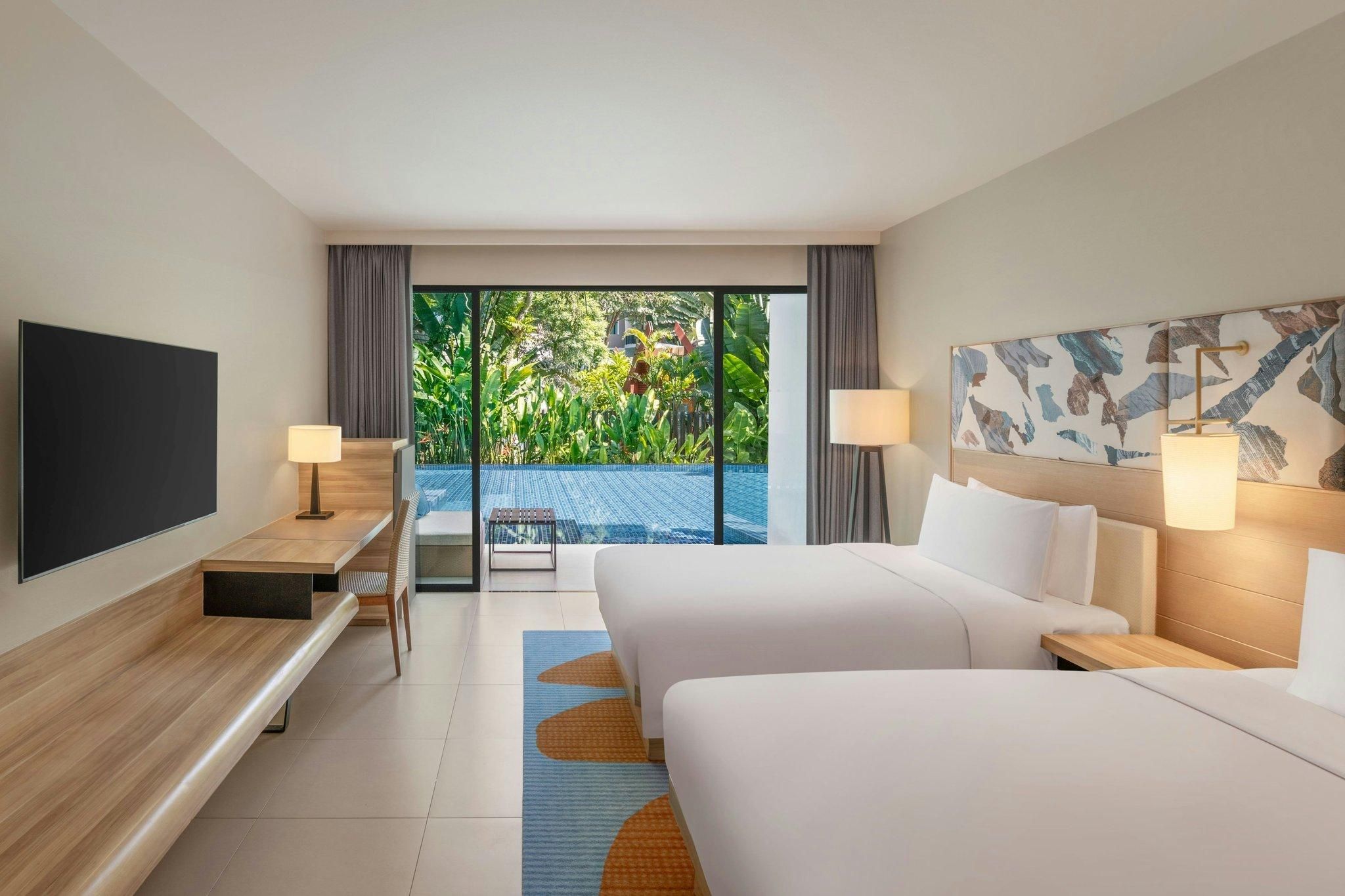Premium, Guest room, 2 Double, Pool access