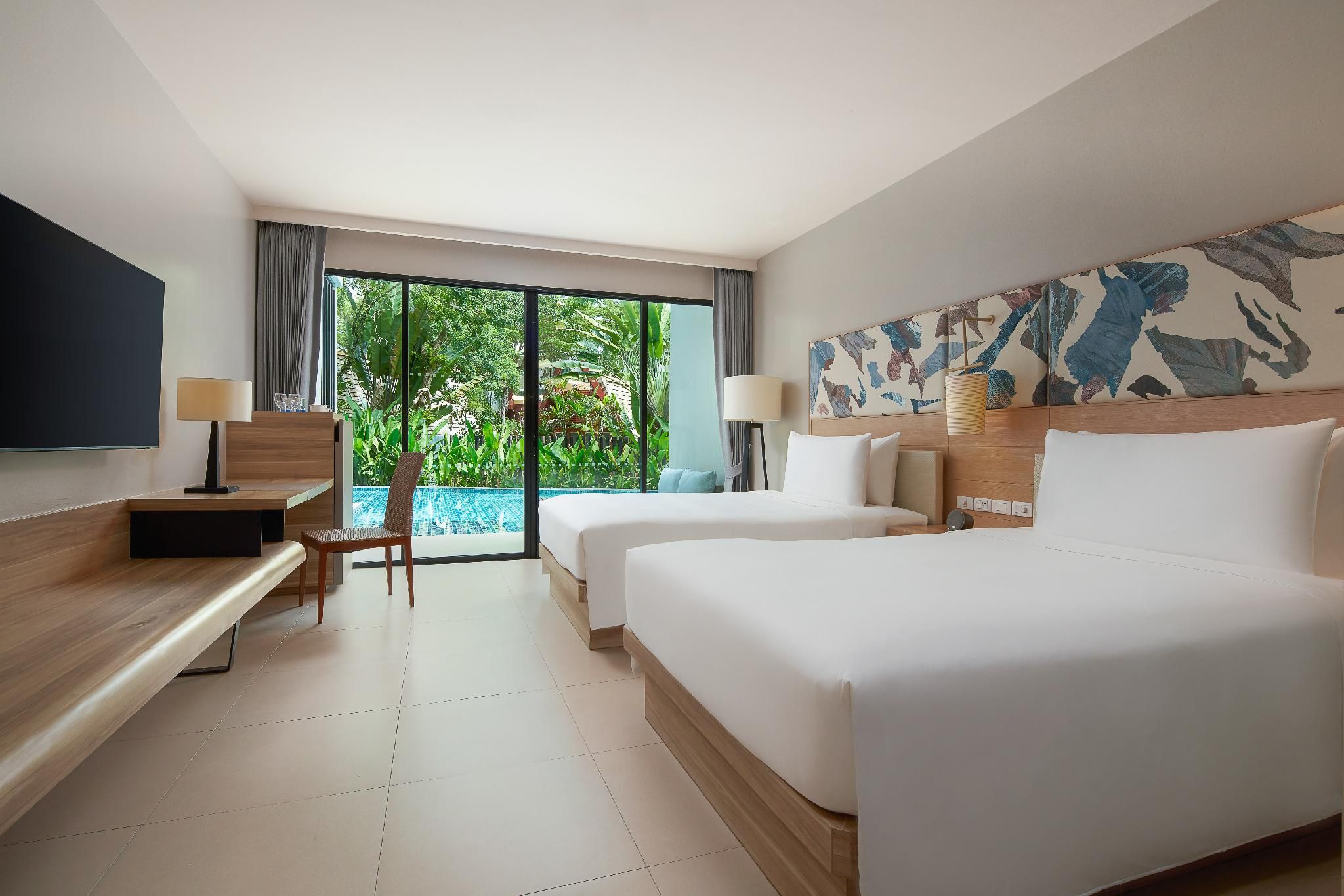 Premium, Guest room, 2 Double, Pool access