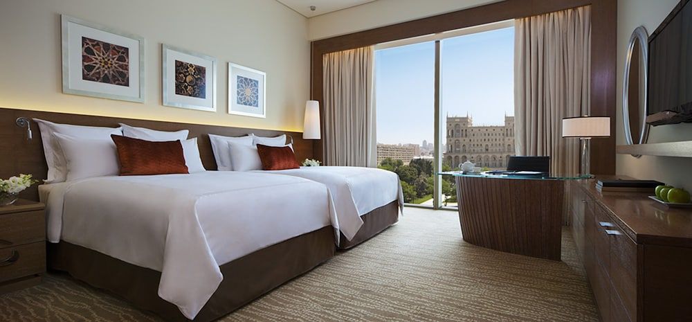 JW Marriott Absheron Baku Deluxe Room, 2 Double Beds, Non Smoking, City View