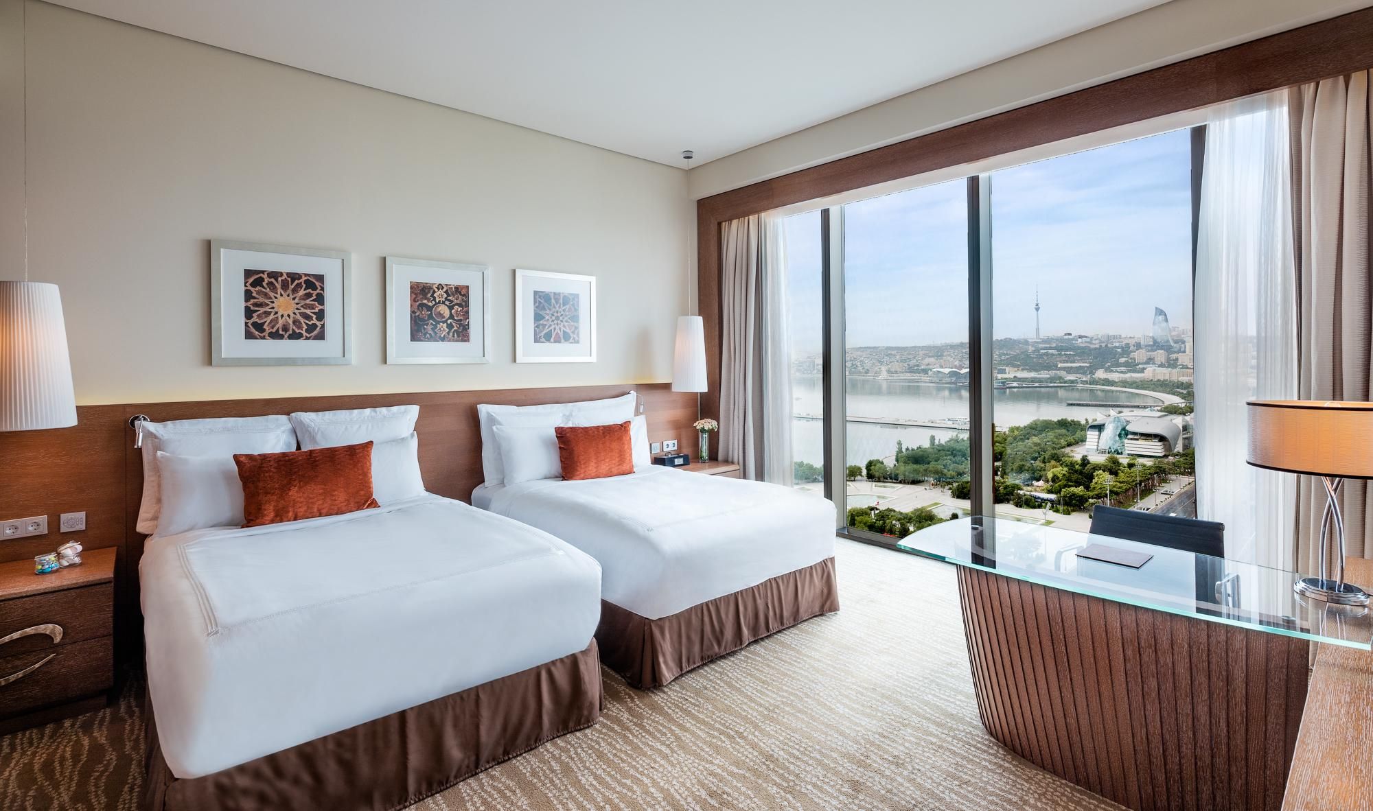 Deluxe, Guest room, 2 Double, Sea view