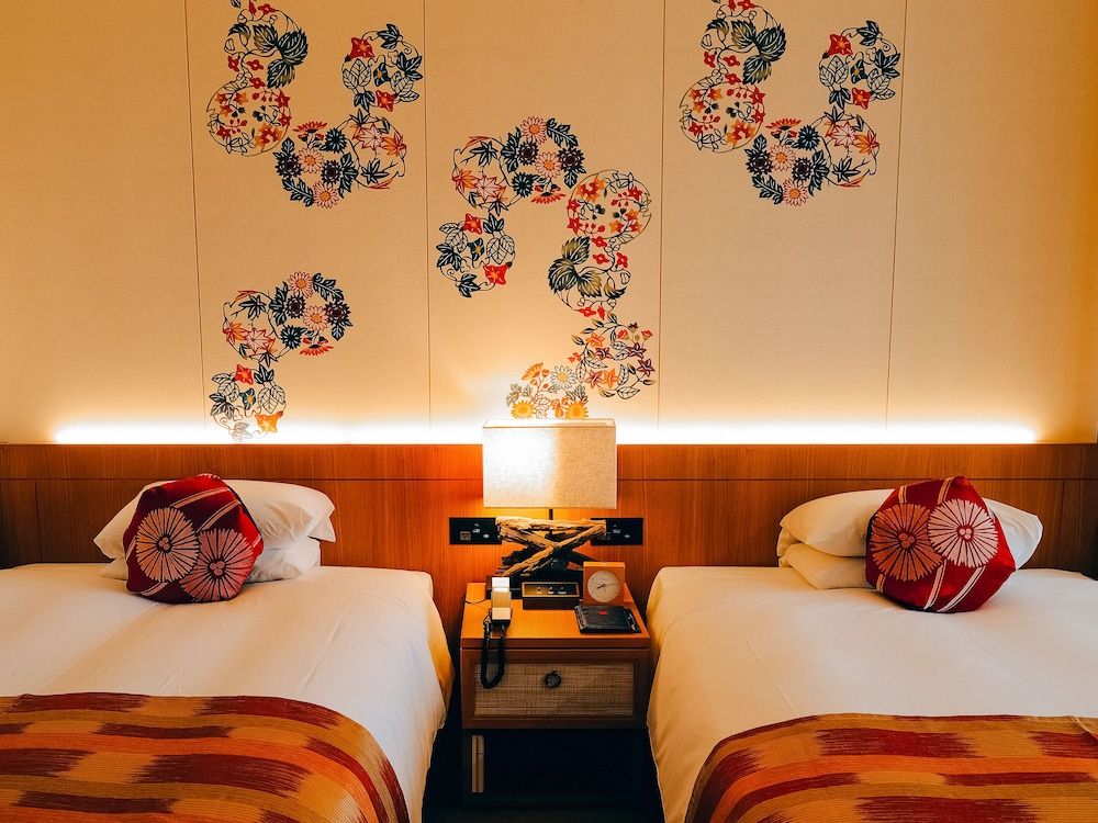Ocean Wing Japanese and Western Style Twin Room, 2F, Non Smoking, Garden View