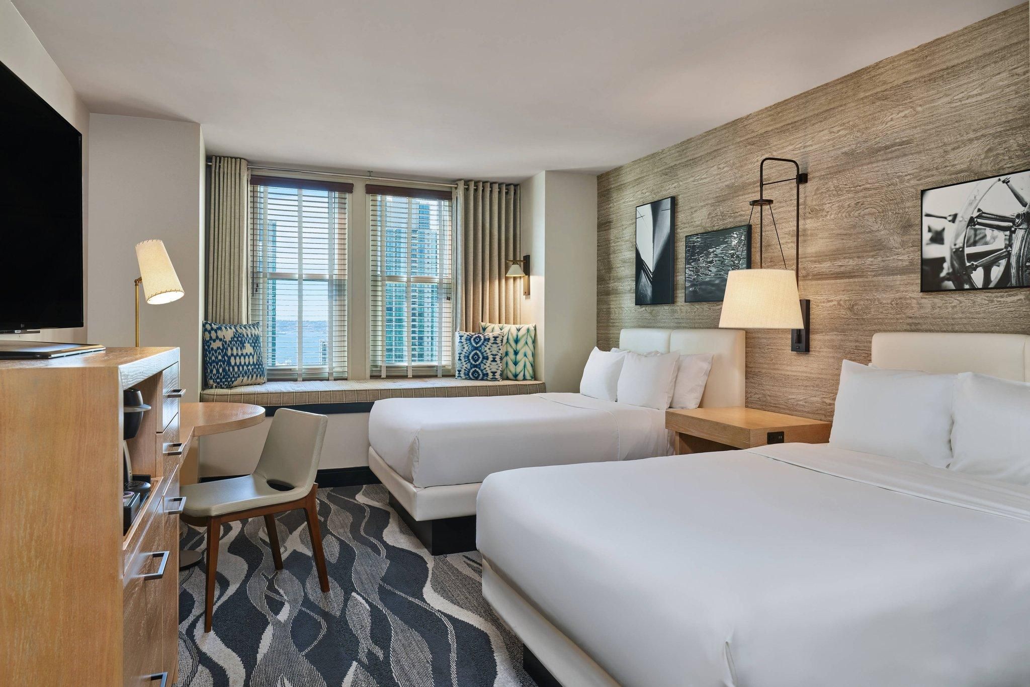 Elite Club Lounge Double, Club lounge access, Guest room, 2 Double, City view