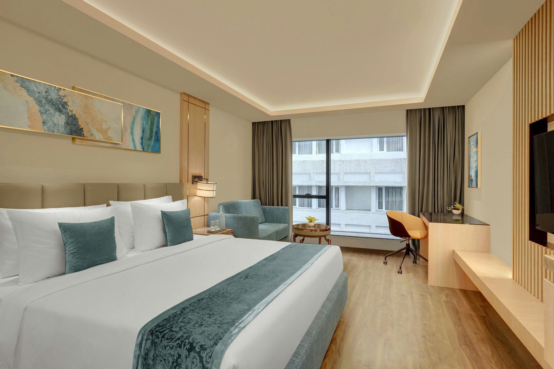 Winter Green, Guest room, 1 King, City view