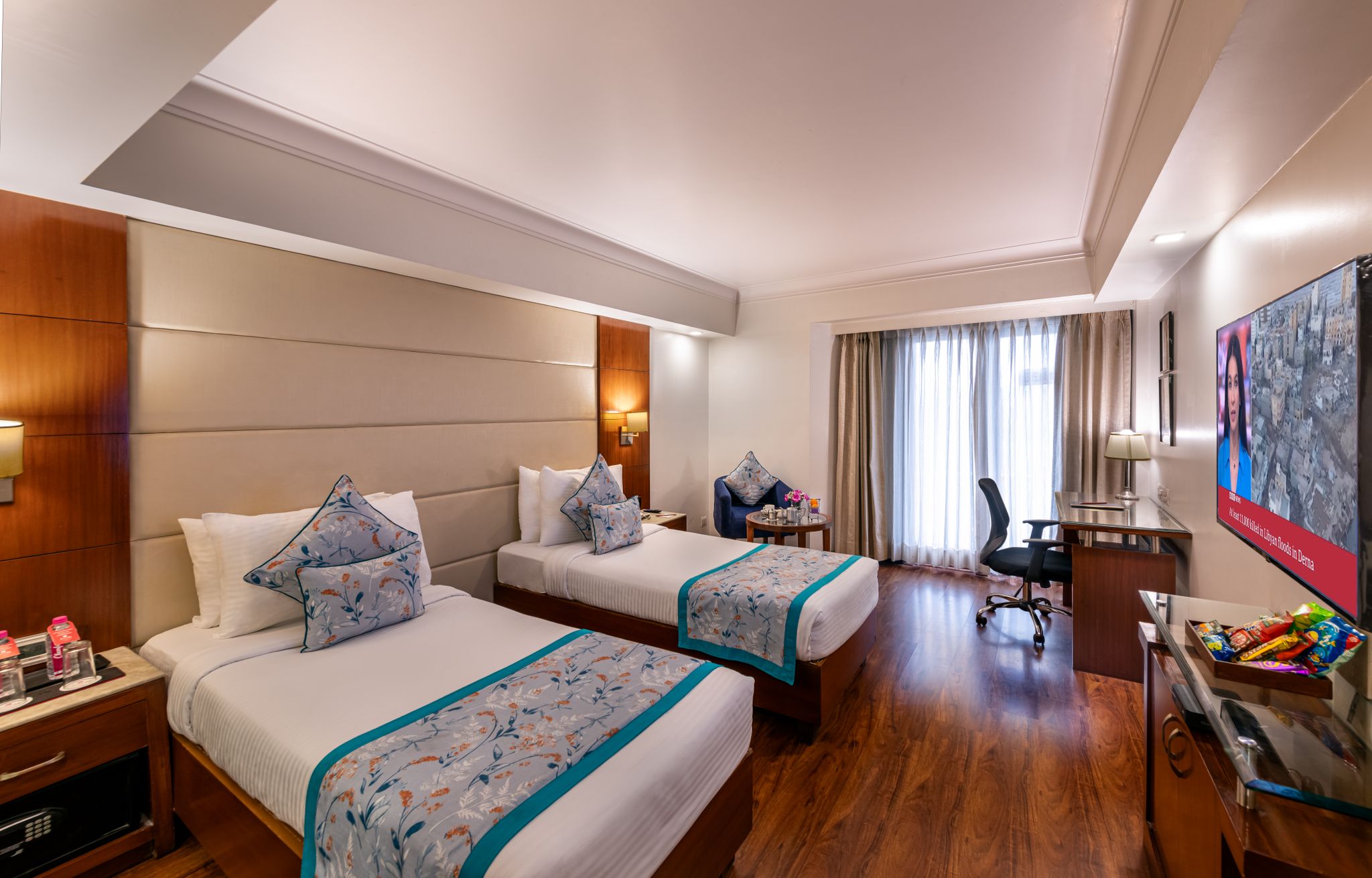 Lords Plaza Jaipur Deluxe Twin Bed 2